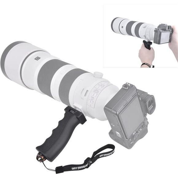 Universal Ergonomic DSLR Mirrorless Camera Camcorder Monocular Hand Grip - Picture 4 of 7